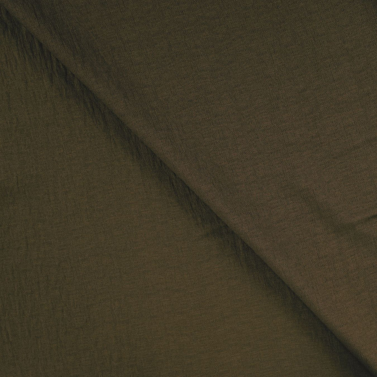 Airflow Viscose Dark Brown Plain Viscose Polyamide 140gsm Dress Fabric Fold