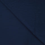 Airflow Viscose Navy Plain Viscose Polyamide 140gsm Dress Fabric Fold