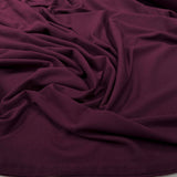 Oeko-Tex Bamboo Elastane Jersey Fabric Purple Bamboo Jersey - Wine
