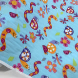 Basics Happy Cotton Garden Critter Dress Fabric R