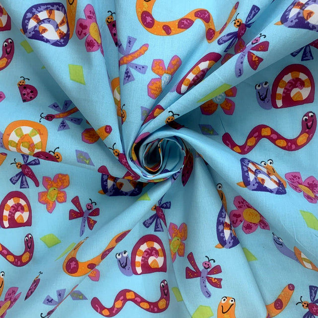 insert space instead of score
Basics Happy Cotton Garden Critter Dress Fabric cud
