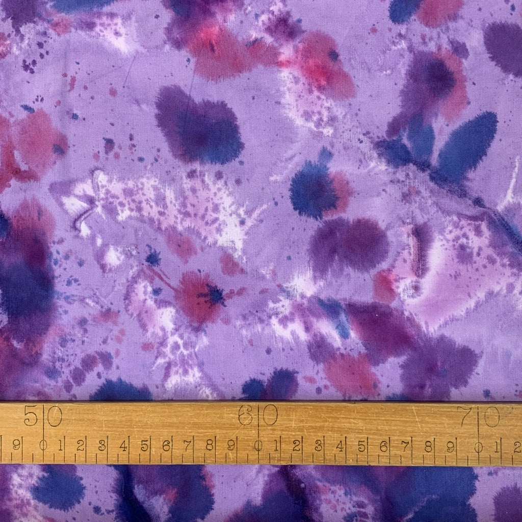 Remnant - Batik Summer - Purple (0.75m)