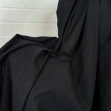 Bet On Black Cotton Stripe Woven Shirting Fabric CU