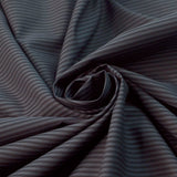 Cotton Lawn Fabric Grey Stripe Big Tuna Italian Shirting