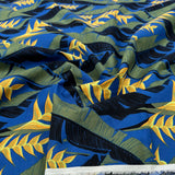 Tropical Leaf 100% Cotton Shirting Dressmaking Fabric Big is Best CU