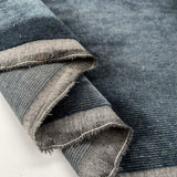 Blue Velvet Furnishing Polyester Fire Retardant Stripe Fabric Fold