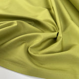 Boston Cotton Poplin Pistachio Green Plain Woven Shirting Fabric CU
