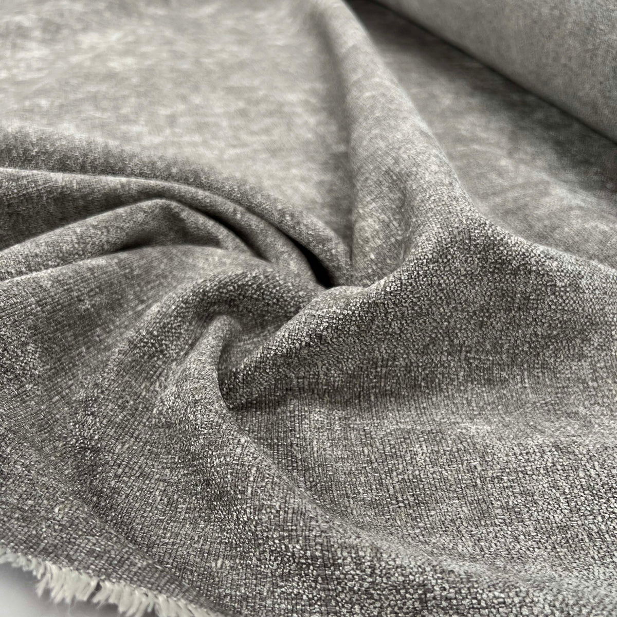Chenille Furnishing Grey Fire Retardant Upholstery Fabric CU