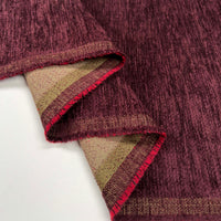 Chenille Slub Furnishing - Burgundy