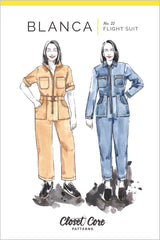 Closet Core Blanca Flightsuit Pattern cover