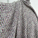 Designer Wool Blend Tweed Fabric Coat of Many Colours