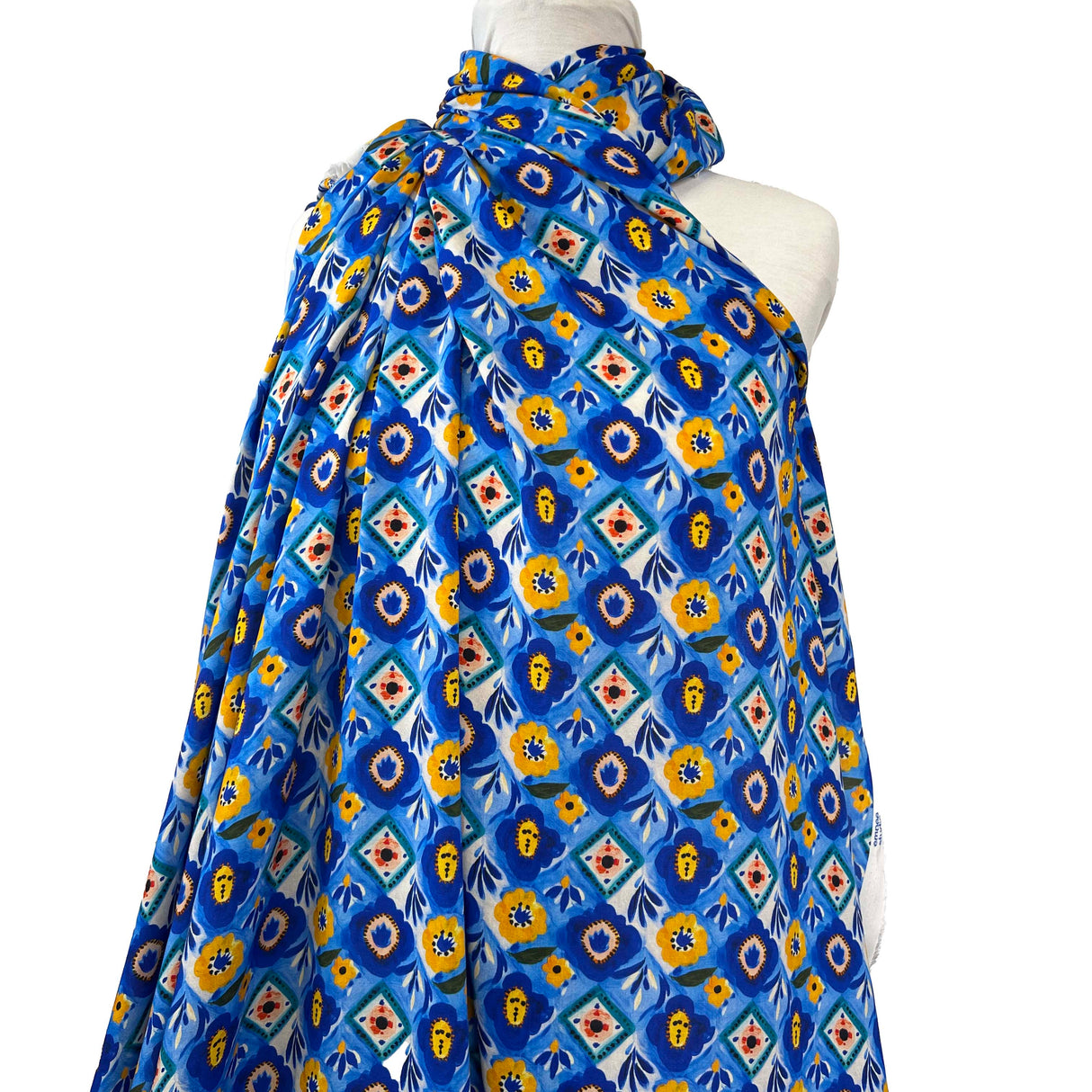 Cobalt Floral Tiles