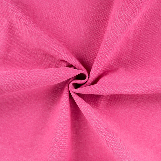 CottonPolyesterHardwearingWaxedCanvasFuchsiaFabric3