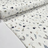 Cotton Jersey Natures Best Cream Animal Print Elastane Knit Fabric Bolt