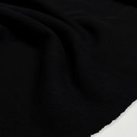 Cotton Looped Back Jersey - Black