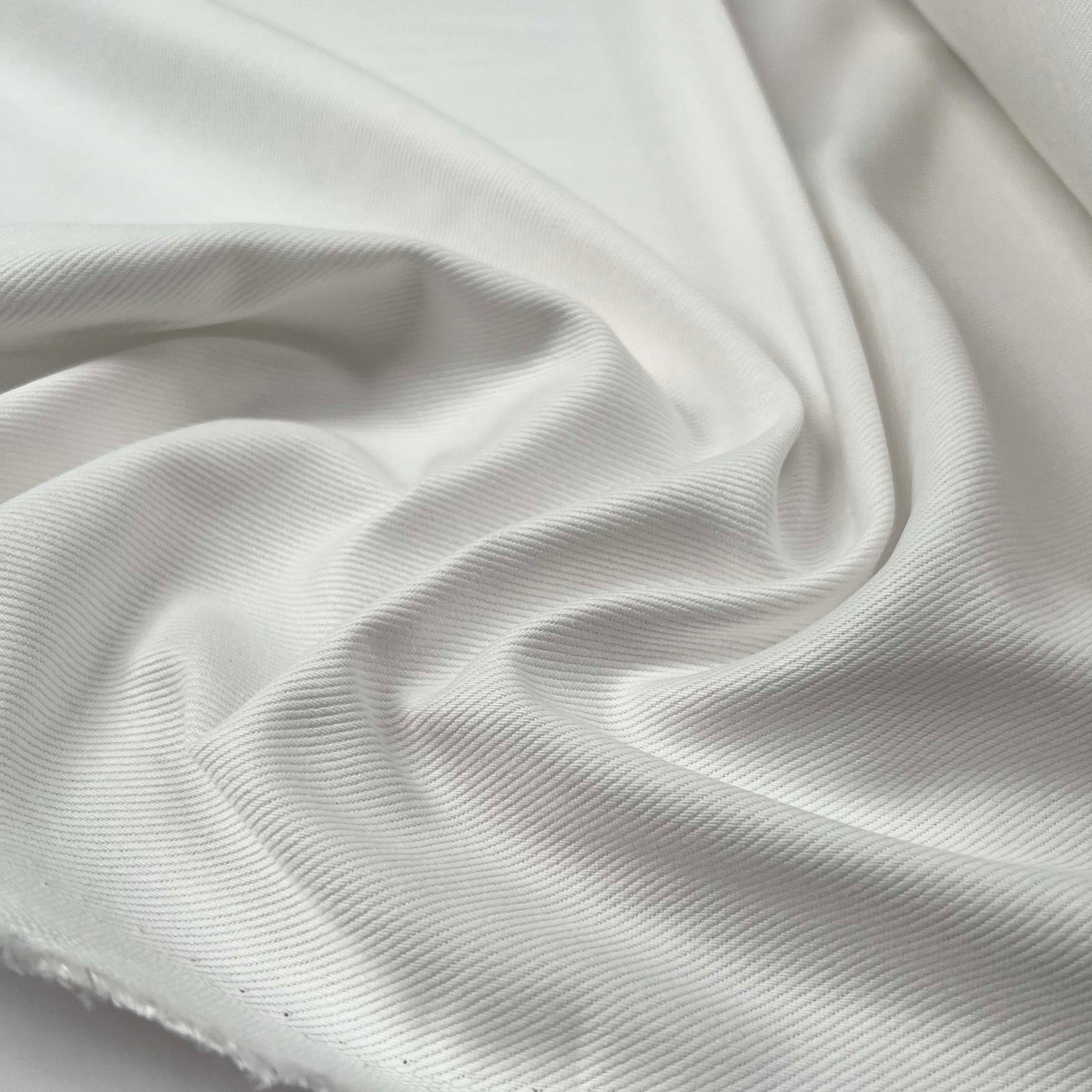Premium Workwear Twill Trouser Fabric Cotton Rich Optic Ivory CU