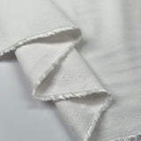 Premium Workwear Twill Trouser Fabric Cotton Rich Optic Ivory Fold