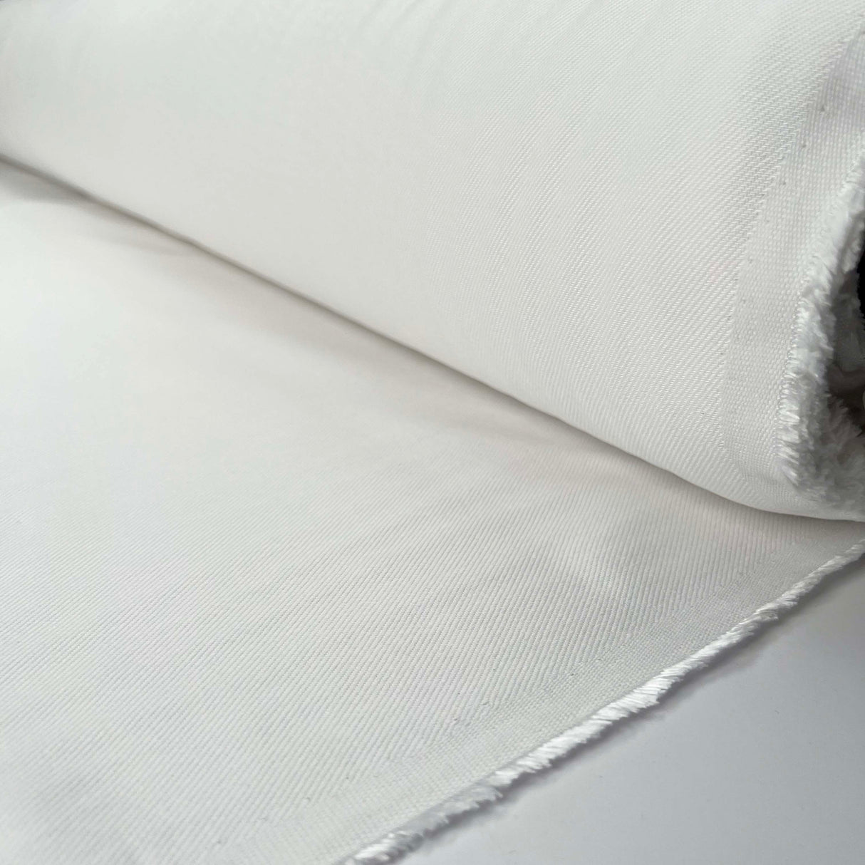 Premium Workwear Twill Trouser Fabric Cotton Rich Optic Ivory Roll
