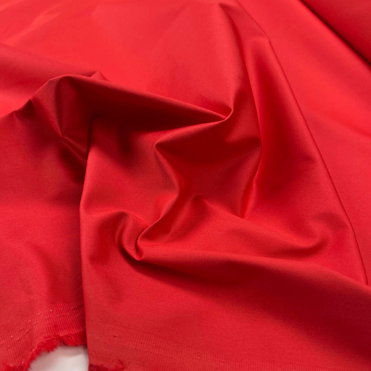 Italian Ex Designer Plain Weave Fabric Cotton Unito Red CU