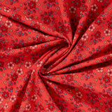 Cotton Voile Sunset Posy Printed Cotton Voile 115gsm Dress Fabric Swirl