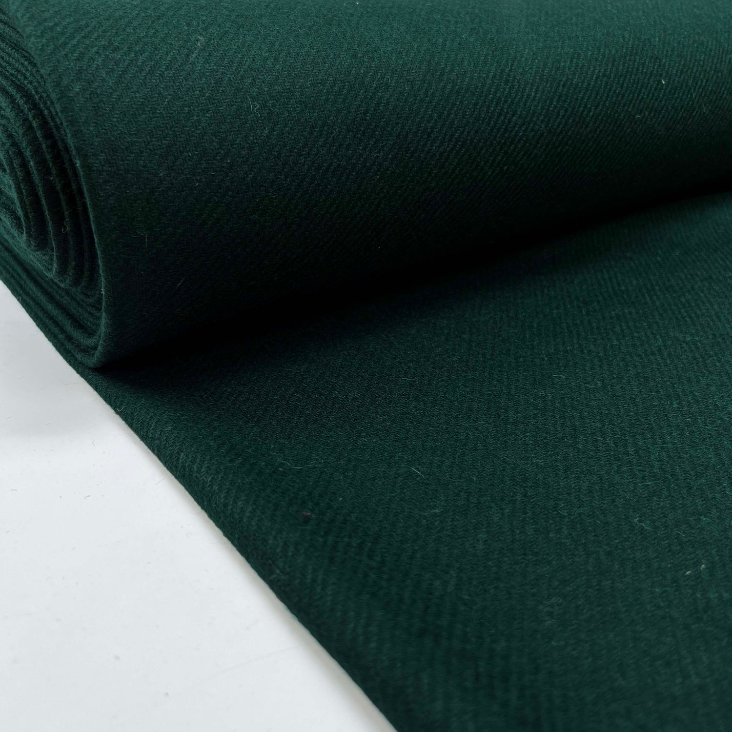 Green British 100% Wool Tweed Suiting Fabric Countryfile - Bottle Video