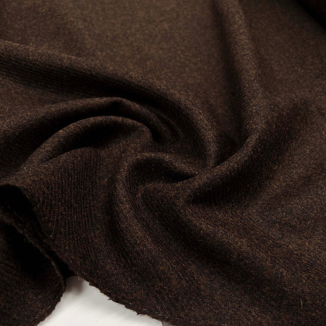 Brown Rust British 100% Wool Tweed Suiting Fabric Countryfile Ember Cu