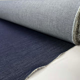 Dark Acres Combed Cotton 4oz Lightweight Blue Chambray Denim Shirting Fabric Roll