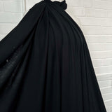 Dark And Dangerous Black Cotton Jersey Fabric Mannequin