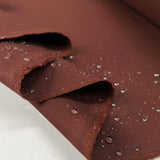 Dartmoor 8oz Waxed Cotton Oxblood British Millerain Water Resistant Coating Fabric Fold