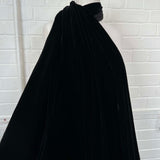Premium 100% Silk Dress Fabric Dynasty Silk Velvet Black Mannequin