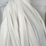 Premium 100% Silk Dress Fabric Dynasty Silk Velvet Ivory 