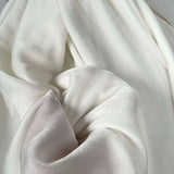 Premium 100% Silk Dress Fabric Dynasty Silk Velvet Ivory CU