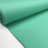 Easy Linen Mint Green Viscose Mix Plain Woven Dress Fabric Bolt