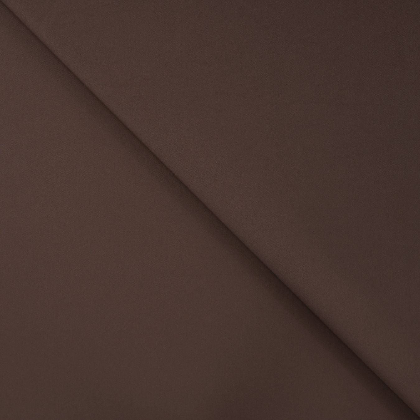 Elona Brown Woven Stretch Twill Polyester 260gsm Dress Fabric Fold