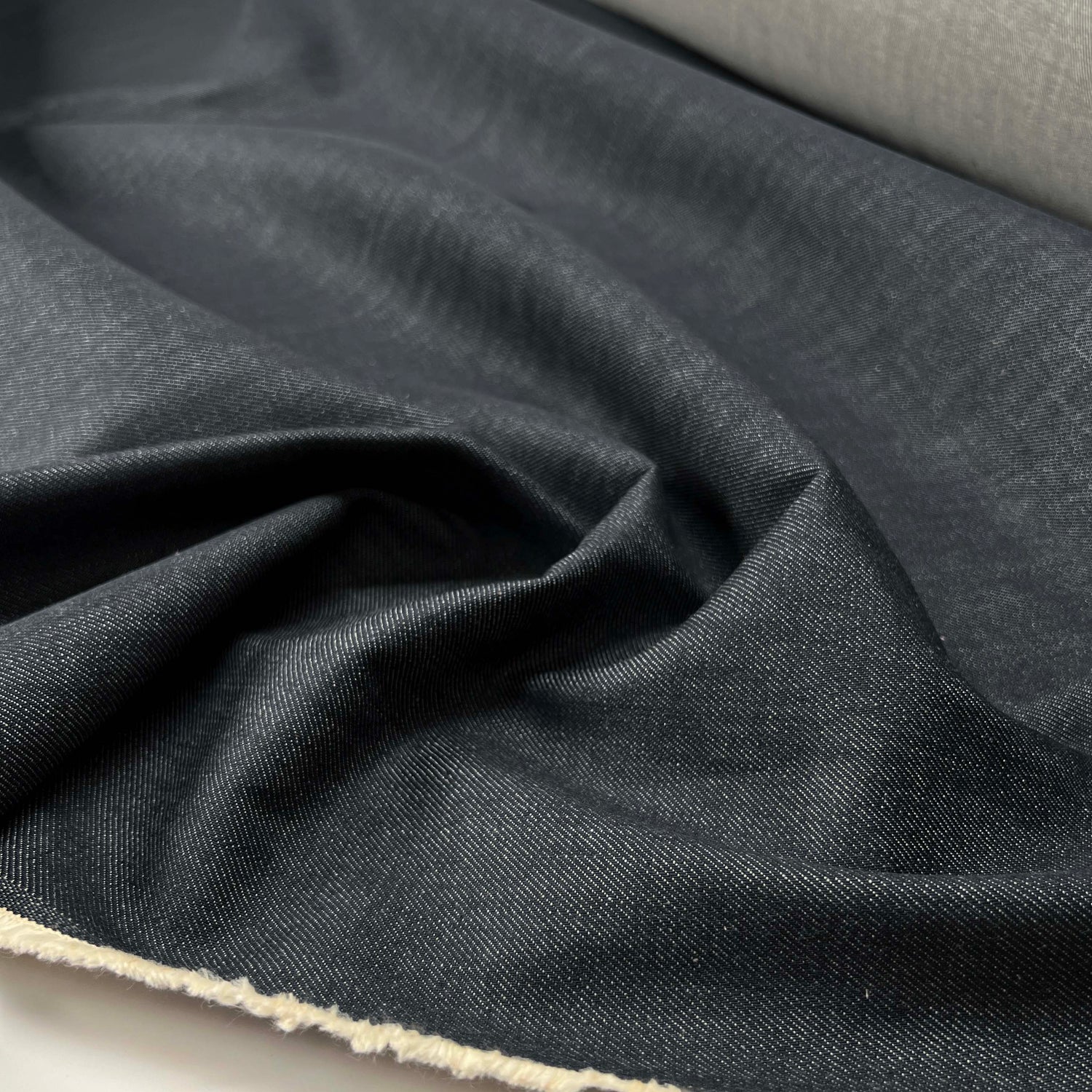 Everyday 11oz Denim Blue Cotton Medium Weight Woven Trouser Fabric CU