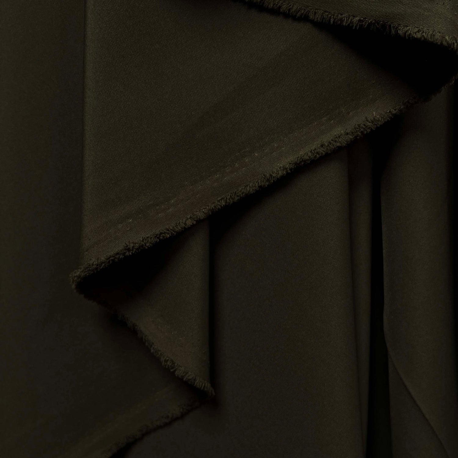 Polyester Elastane Stretch Suiting Crepe Fabric Femme Fatale Hunter Green Hang