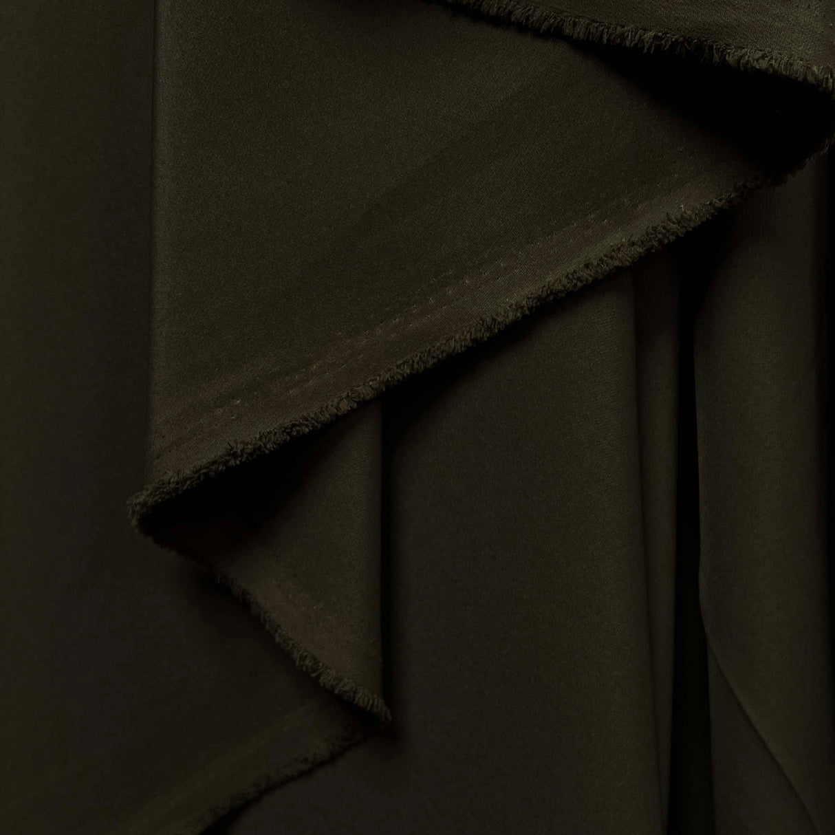 Polyester Elastane Stretch Suiting Crepe Fabric Femme Fatale Hunter Green Hang