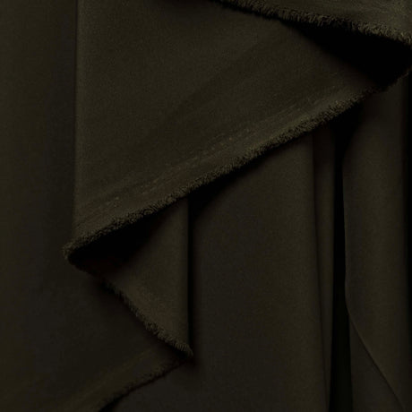Polyester Elastane Stretch Suiting Crepe Fabric Femme Fatale Hunter Green Hang