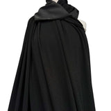 Fleck Yeah Polyester Black Charcoal Sheer Tiny Woven White Pattern Shirting Fabric Mannequin