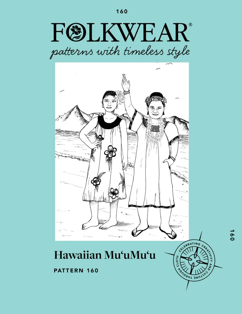 Folkwear Hawaiian MuuMuu Dress Pattern Frontcover