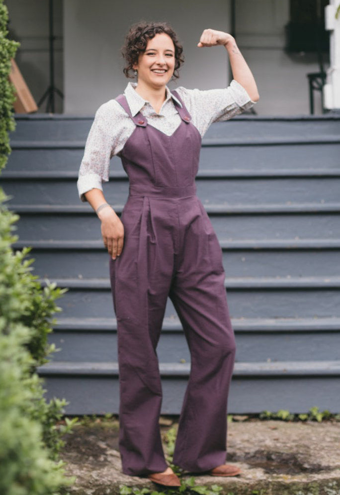 Folkwear Rosie The Riveter Shirt Overalls Slacks Pattern 1