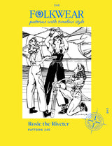 Folkwear Rosie The Riveter Shirt Overalls Slacks Pattern frontcover