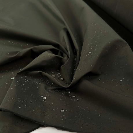 Fourteen Forests Wax Cotton 6oz Green Khaki Fabric Splash