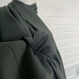 Gambrella Polyester Wool Green Fine Twill Suiting Fabric CU