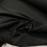 British Millerain Gamekeeper 8oz Wax Cotton Black Fabric Splash