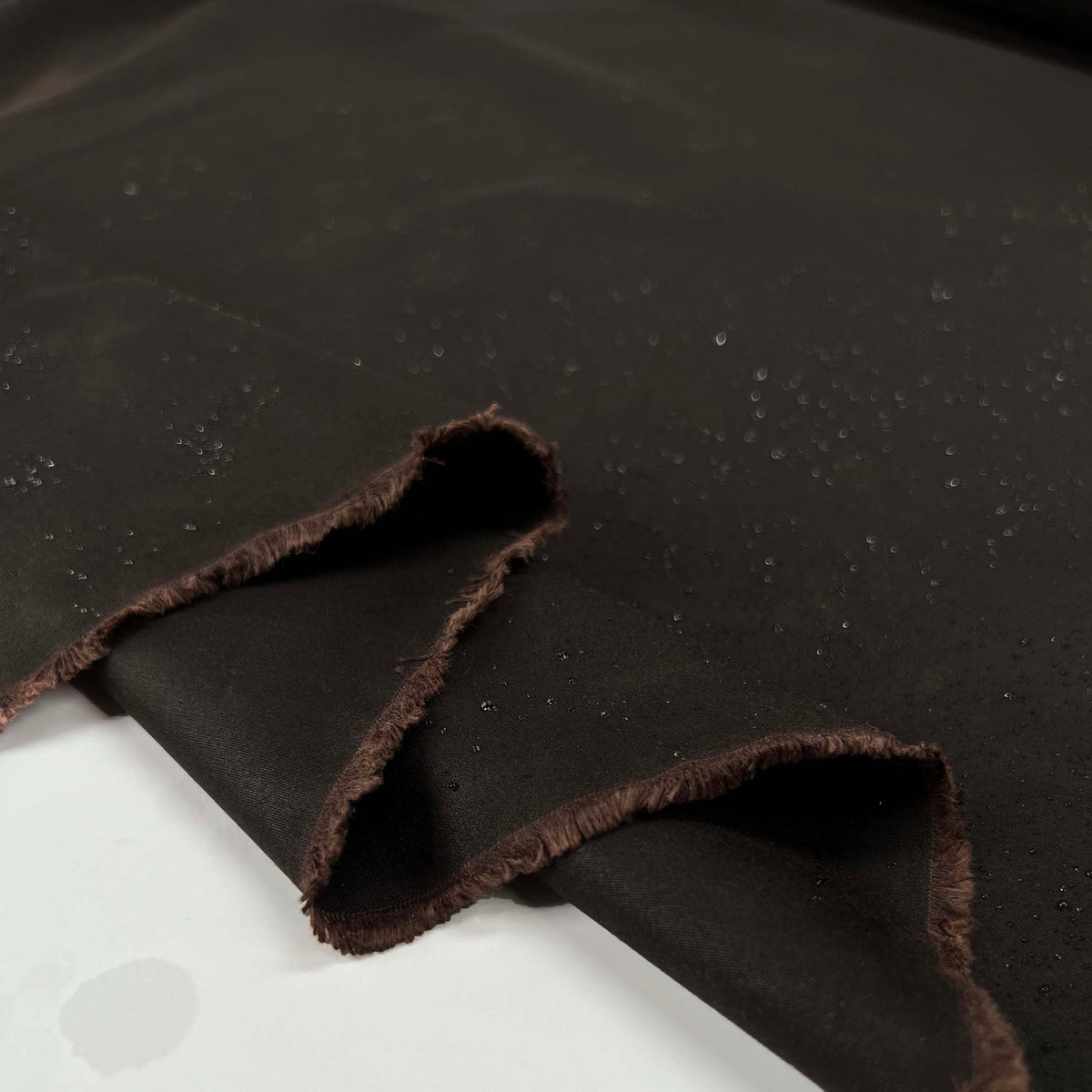 Gamekeeper 8oz Wax Cotton Saddle Brown Fabric Fold