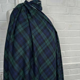 Black Watch Cotton Twill Blue Green Check Fabric Good Old Days Mannequin