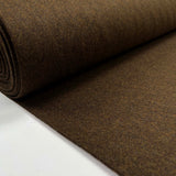 Brown Milled Wool Cashmere Blend Suiting Fabric Great & Small Earth Bolt