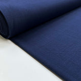 Hallelujah Suiting New Navy Wool  Mohair Fine Woven Fabric Bolt