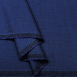 Hallelujah Suiting New Navy Wool  Mohair Fine Woven Fabric Fold